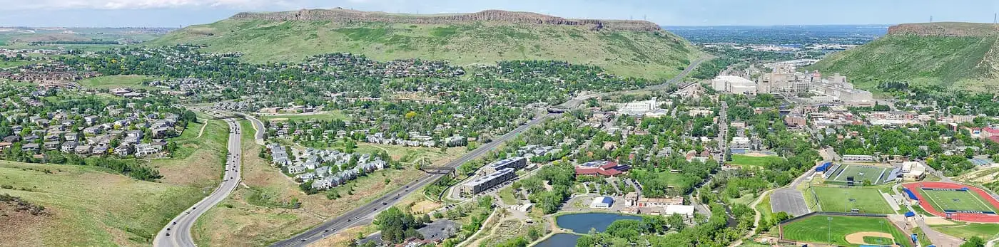 Foothills neighborhoods near Golden and Applewood, Colorado